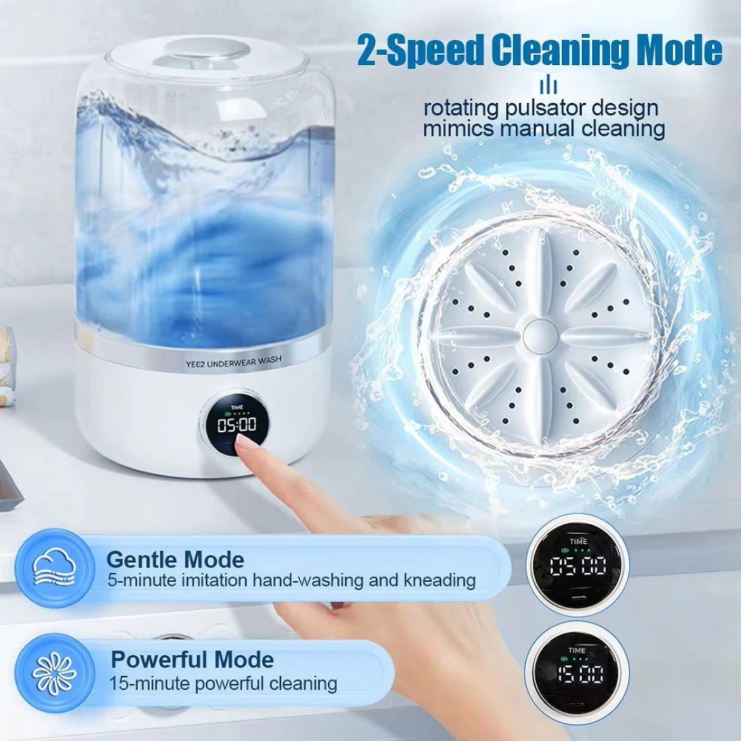 Rechargeable Compact Washing Machine